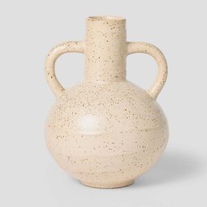 Threshold Beige Speckled Vase